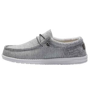HEYDUDE Men's Wally Funk Magnetite Size 11 - Men’s Shoes, Gray, Size 11